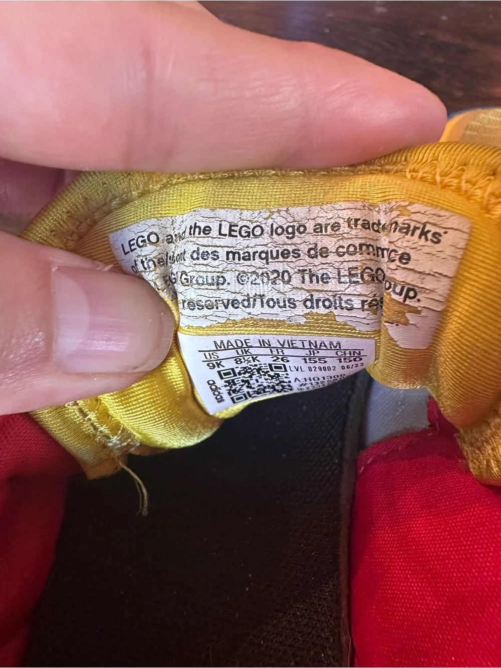 adidas playful yellow